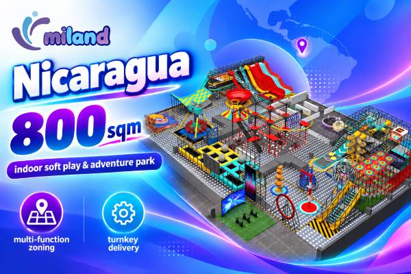 design layout for the adventure and soft play park in nicaragua