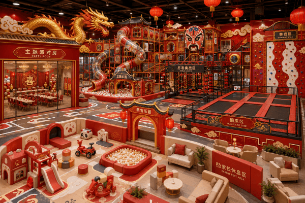 chinese style indoor playground