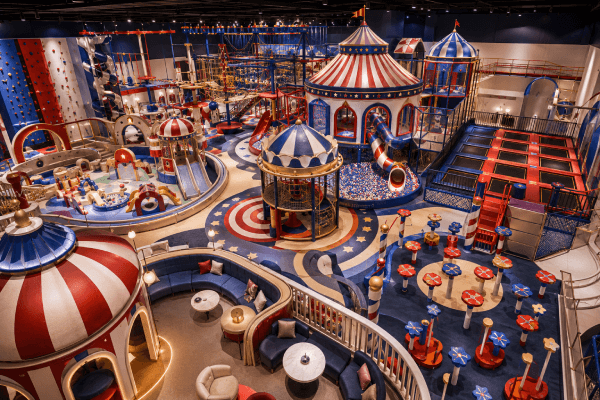 circus themed indoor playground