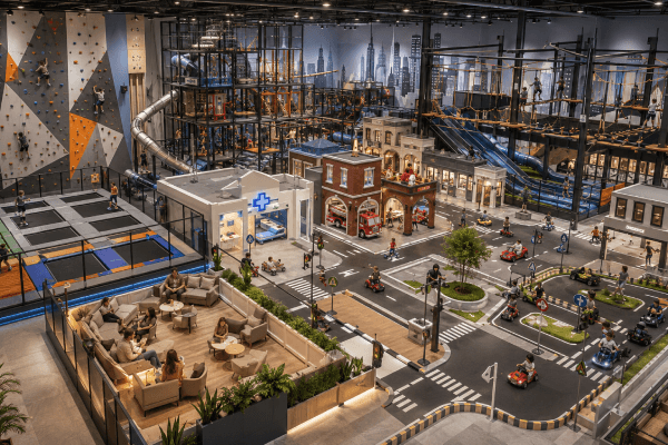 modern city indoor playground