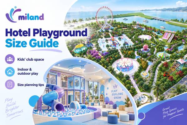 hotel and resort playground size guideline