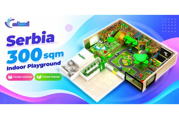 serbia 300 sqm indoor playground project